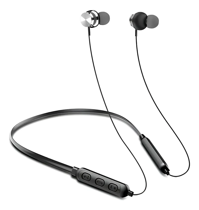 AUDIFONOS IN-EAR DEPORTIVOS BLUETOOTH NEGRO - 1