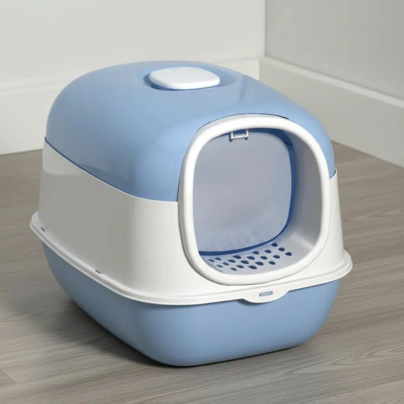 ARENERO CERRADO DESMONTABLE PARA GATOS CON PALA INCLUIDA - 4