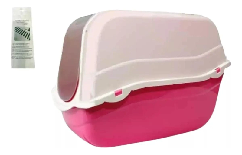 ARENERO CERRADO PARA GATOS TAMAÑO XL CON BANDEJA SANITARIA AMPLIA - 1
