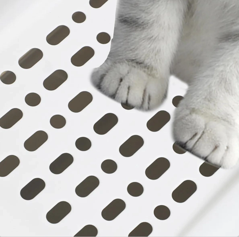 ARENERO CERRADO PARA GATOS CON FILTRO ANTIOLORES Y PUERTA CON PALA - 5