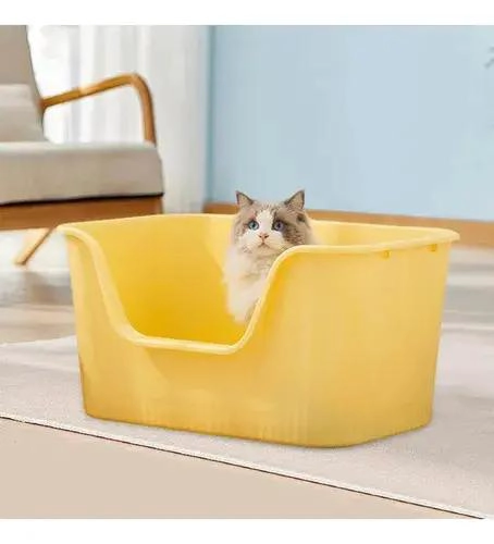 ARENERO ABIERTO EXTRA GRANDE PARA GATOS CON PALA INCLUIDA - 4
