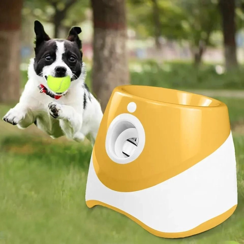 LANZADOR AUTOMATICO DE PELOTAS INTERACTIVO PARA PERROS MEDIANOS Y GRANDES - 2