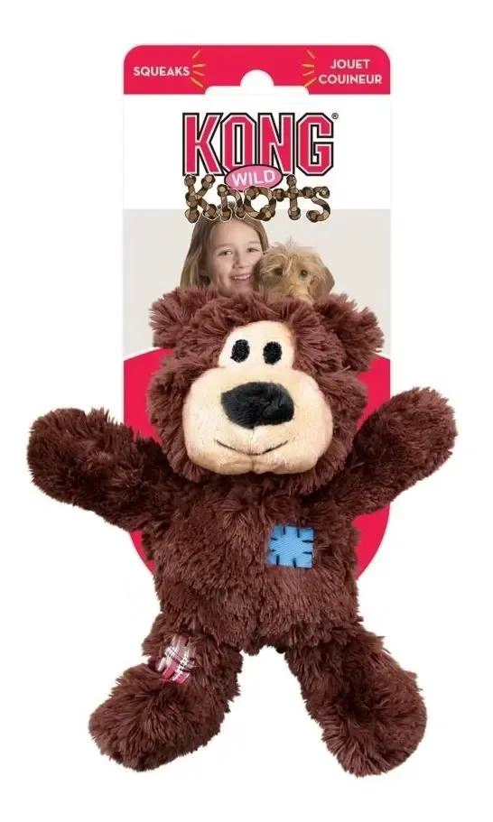 JUGUETE PARA PERROS CON NUDOS Y DISEÑO DE OSO TAMAÑO MEDIANO A GRANDE - 5