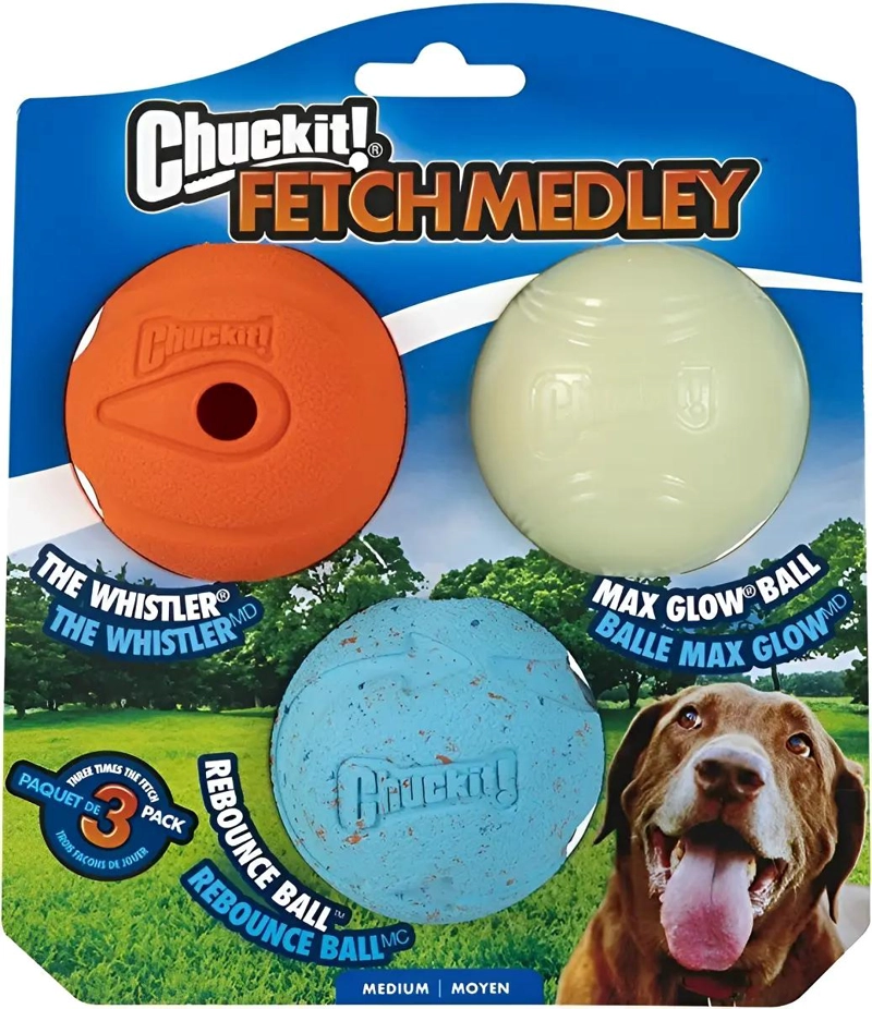PELOTAS DE GOMA CON SONIDO PARA PERRO TAMAÑO MEDIANO 6.3 CM - 2