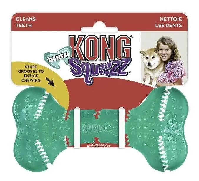 JUGUETE PARA PERROS HUESO DENTAL PARA HIGIENE Y ENTRETENIMIENTO - 2
