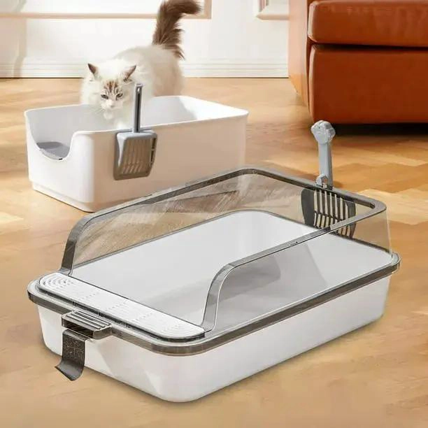 ARENERO SEMICERRADO PARA GATOS CON PALA TAMAÑO MEDIANO - 2