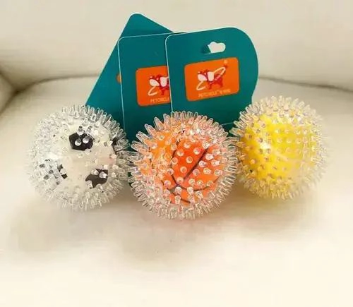 KIT DE PELOTAS ANTIESTRE S PARA MASCOTAS CON TEXTURA SUAVE Y RESISTENTE - 5
