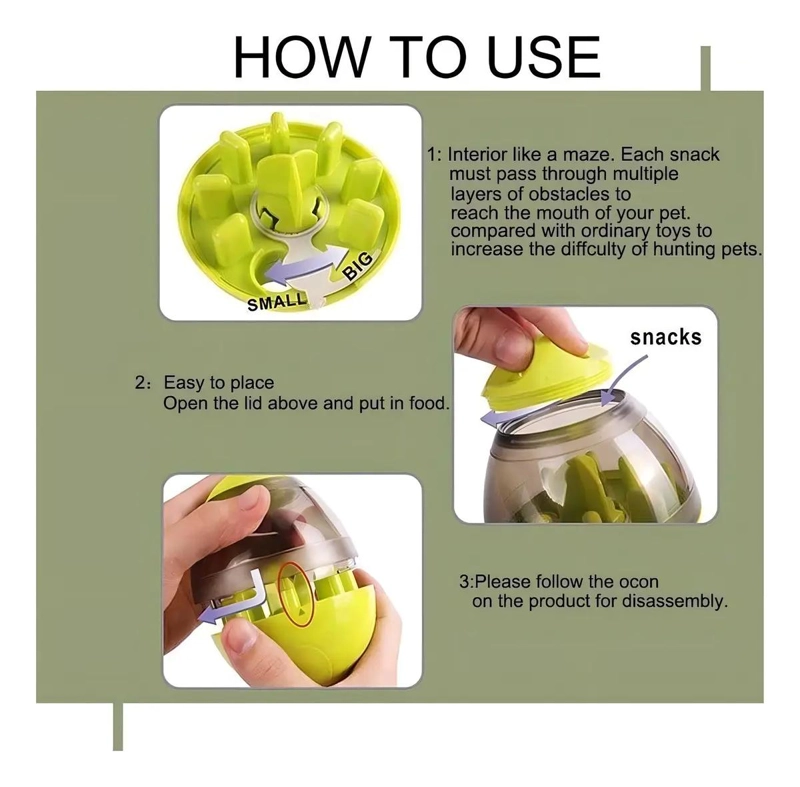 JUGUETE INTERACTIVO PARA PERROS PARA DISPENSAR COMIDA Y ENTRETENIMIENTO - 5