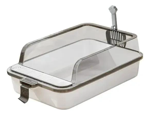 ARENERO SEMICERRADO PARA GATOS CON PALA TAMAÑO MEDIANO - 1