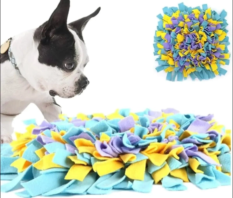 ALFOMBRA OLFATIVA PARA PERROS CON JUGUETES INTERACTIVOS DE 30 CM - 4