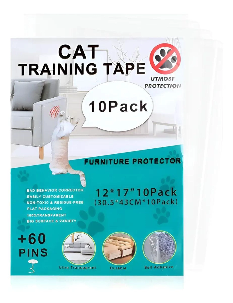 PROTECTOR PARA SOFA RESISTENTE A ARAÑAZOS CON FUNCION DISUASORIA PARA GATOS - 1