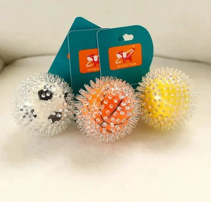 KIT DE PELOTAS ANTIESTRE S PARA MASCOTAS CON TEXTURA SUAVE Y RESISTENTE - 5
