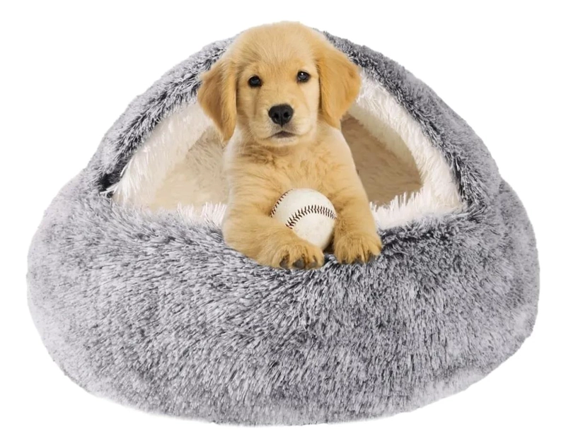 CAMA IGLU MEDIANA COMODA PARA GATOS Y PERROS PEQUEÑOS - 1