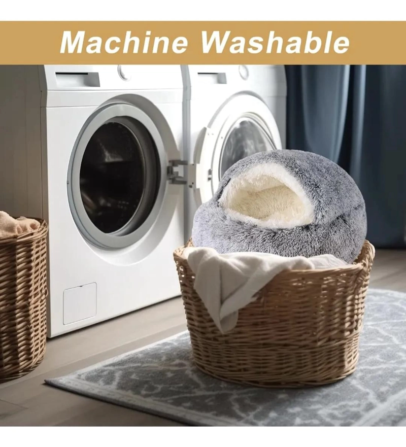 CAMA IGLU MEDIANA COMODA PARA GATOS Y PERROS PEQUEÑOS - 3
