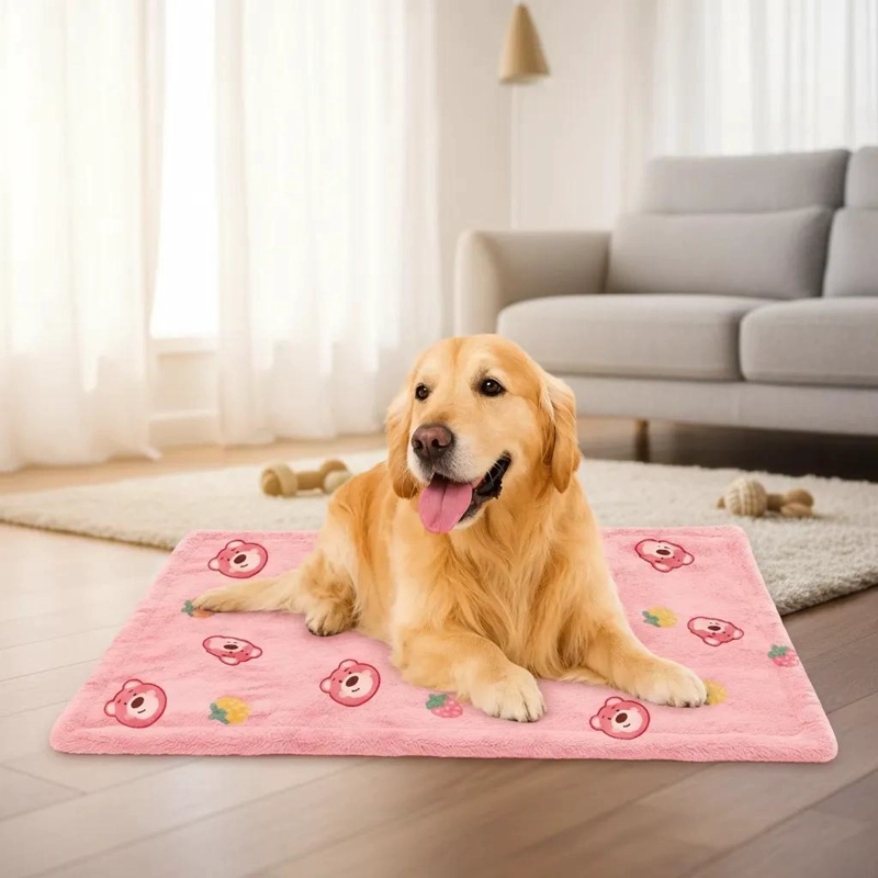 MANTA PARA PERROS GRANDES SUAVE Y ESPONJOSA 120 X 90 CM - 4