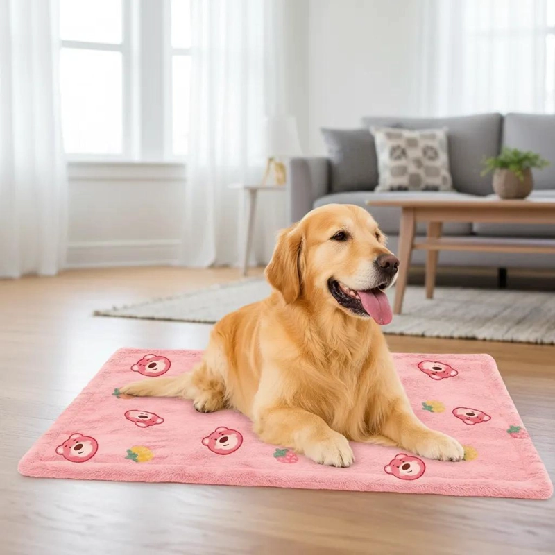 MANTA PARA PERROS GRANDES SUAVE Y ESPONJOSA 120 X 90 CM - 5