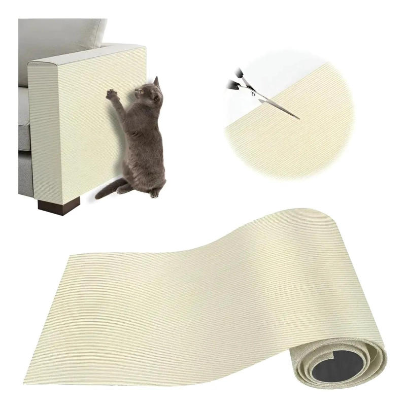 RASCADOR ADHESIVO PARA GATOS PROTECTOR DE SOFA 2 METROS - 1
