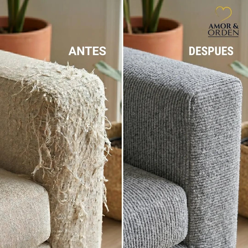 PACK DE 2 RASCADORES ADHESIVOS PARA GATOS PARA PROTEGER MUEBLES Y SOFA - 5