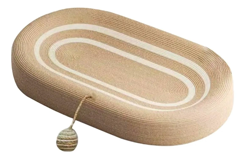 ALMOHADILLA OVALADA DE SISAL PARA RASCADO DE GATOS - 2