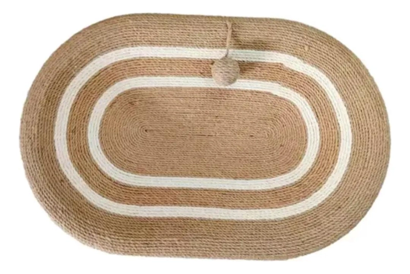 ALMOHADILLA OVALADA DE SISAL PARA RASCADO DE GATOS - 3