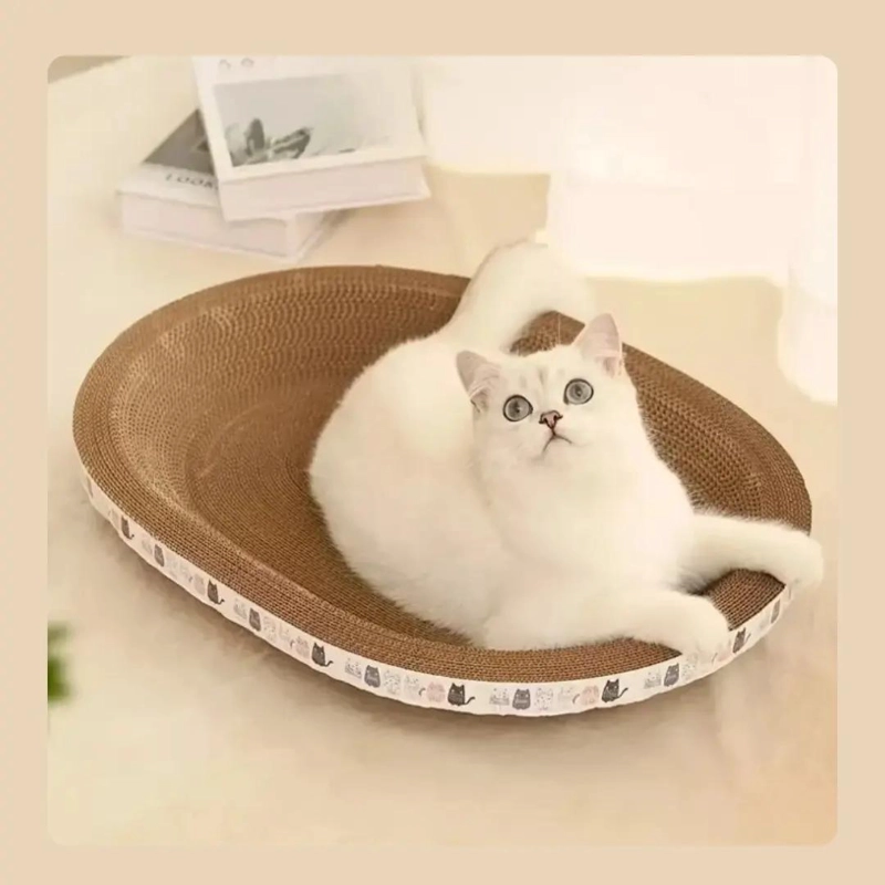 RASCADOR EXTRA GRANDE PARA GATO CON CAMA DURADERA Y COMODA - 2