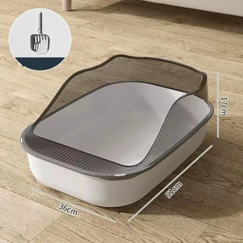 ARENERO GRANDE PARA GATOS CON BANDEJA SANITARIA Y PALA INCLUIDA - 2
