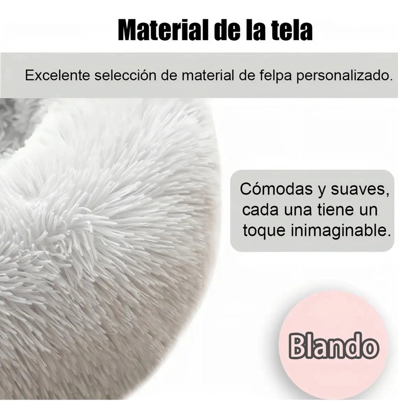 CAMA PARA MASCOTA TIPO DONA COMODA Y ANTI ESTRE S PARA PERROS Y GATOS - 3