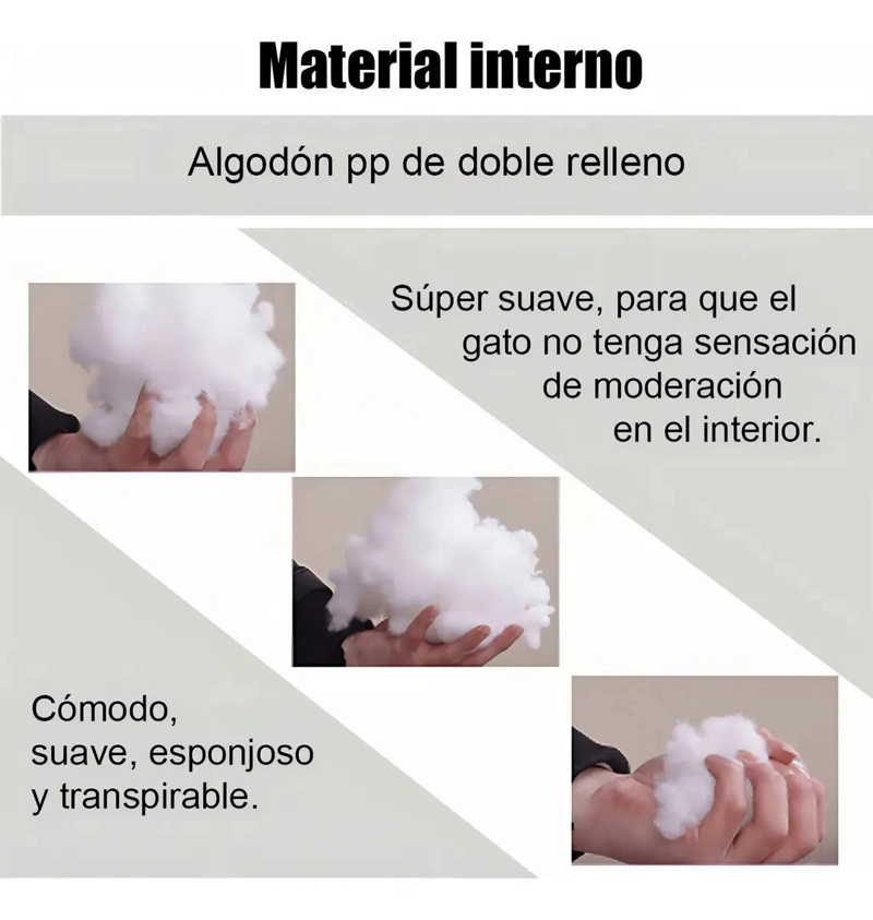 CAMA PARA MASCOTA TIPO DONA COMODA Y ANTI ESTRE S PARA PERROS Y GATOS - 4