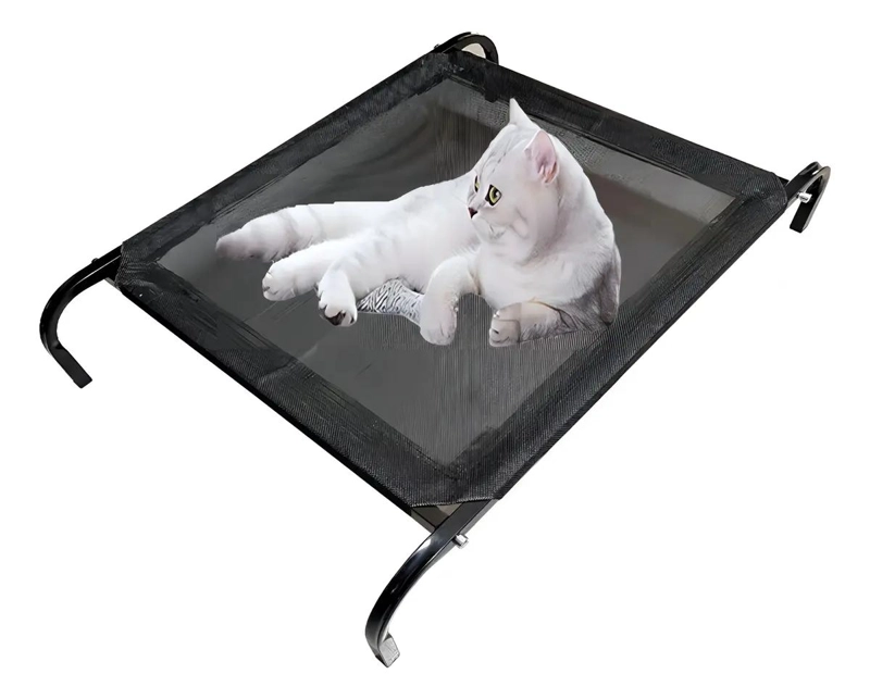 CAMA ELEVADA PARA PERRO MEDIANO CON DISEÑO ANTIESTRES - 5