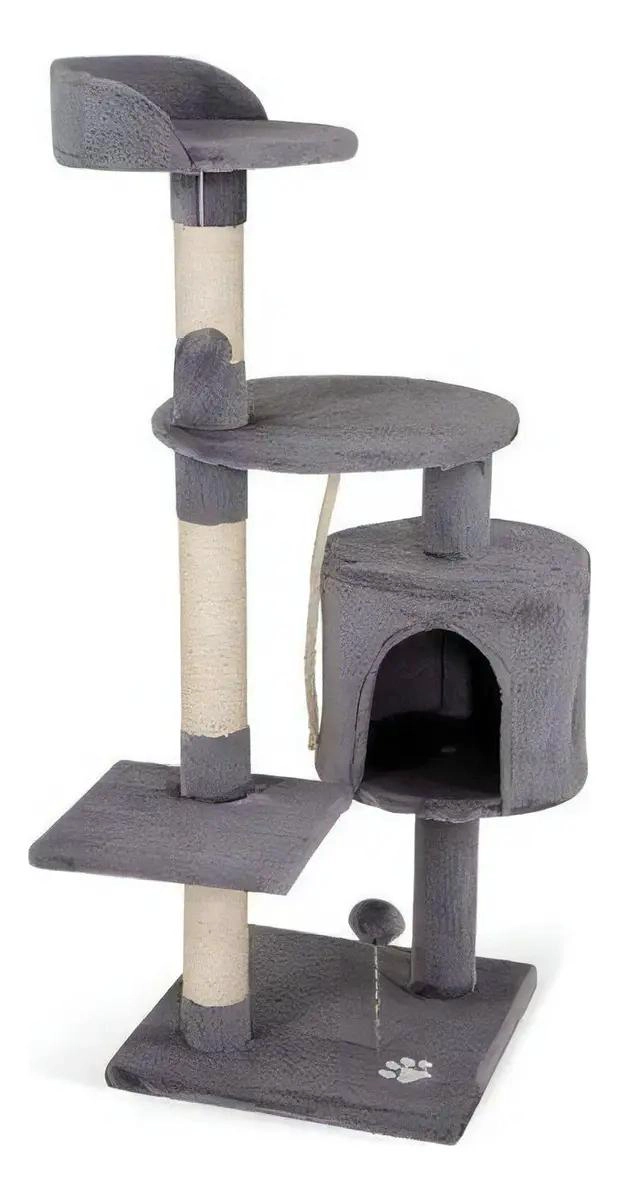 RASCADOR PARA GATOS TIPO TORRE CON MULTIPLES NIVELES Y SUPERFICIE PARA AFILAR G爀 - 1