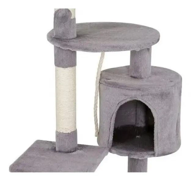 RASCADOR PARA GATOS TIPO TORRE CON MULTIPLES NIVELES Y SUPERFICIE PARA AFILAR G爀 - 4