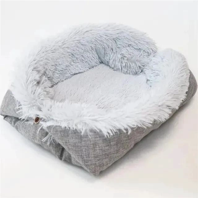 MANTA PELUDA PORTATIL PARA CAMA DE MASCOTAS ANTIESTRE S - 3