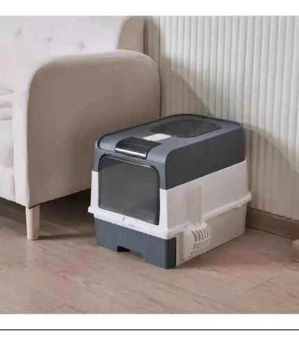 ARENERO CERRADO PARA GATOS GRANDE XL CON CONTROL DE OLORES - 2