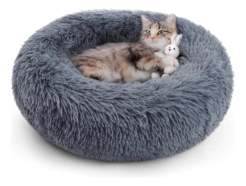 CAMA ANTIESTRE S PARA PERROS PEQUEÑOS CON ALMOHADON DE 50 CM - 1