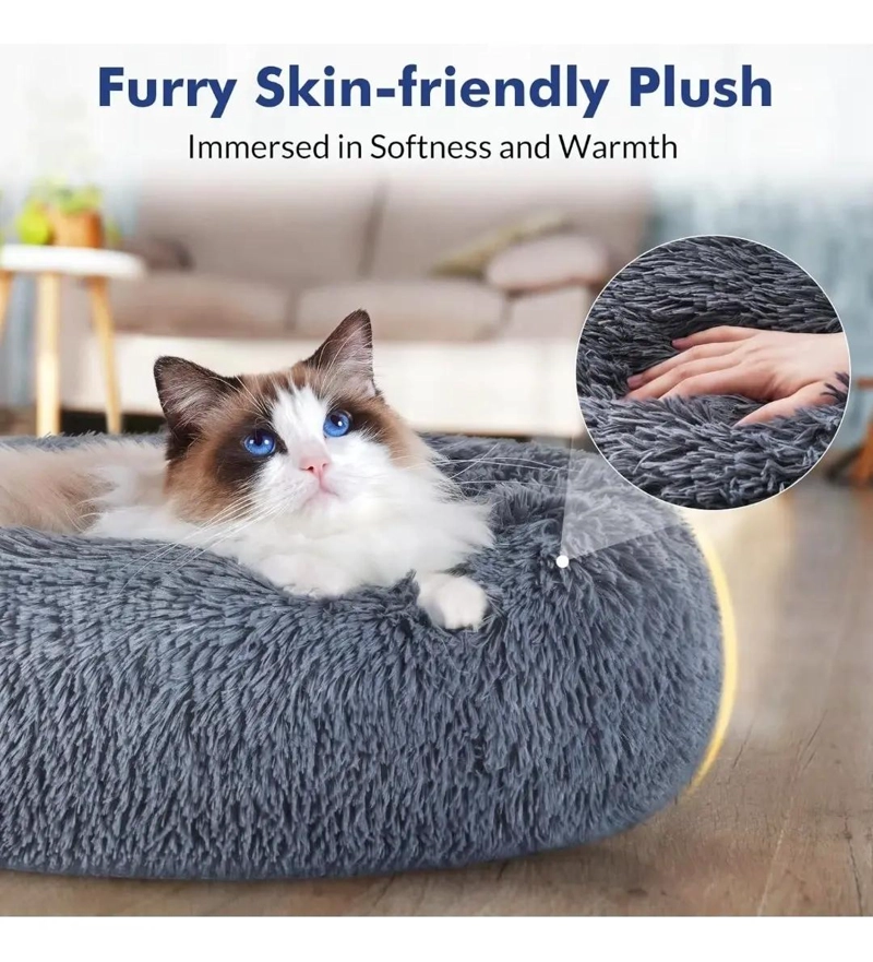 CAMA ANTIESTRE S PARA PERROS PEQUEÑOS CON ALMOHADON DE 50 CM - 2
