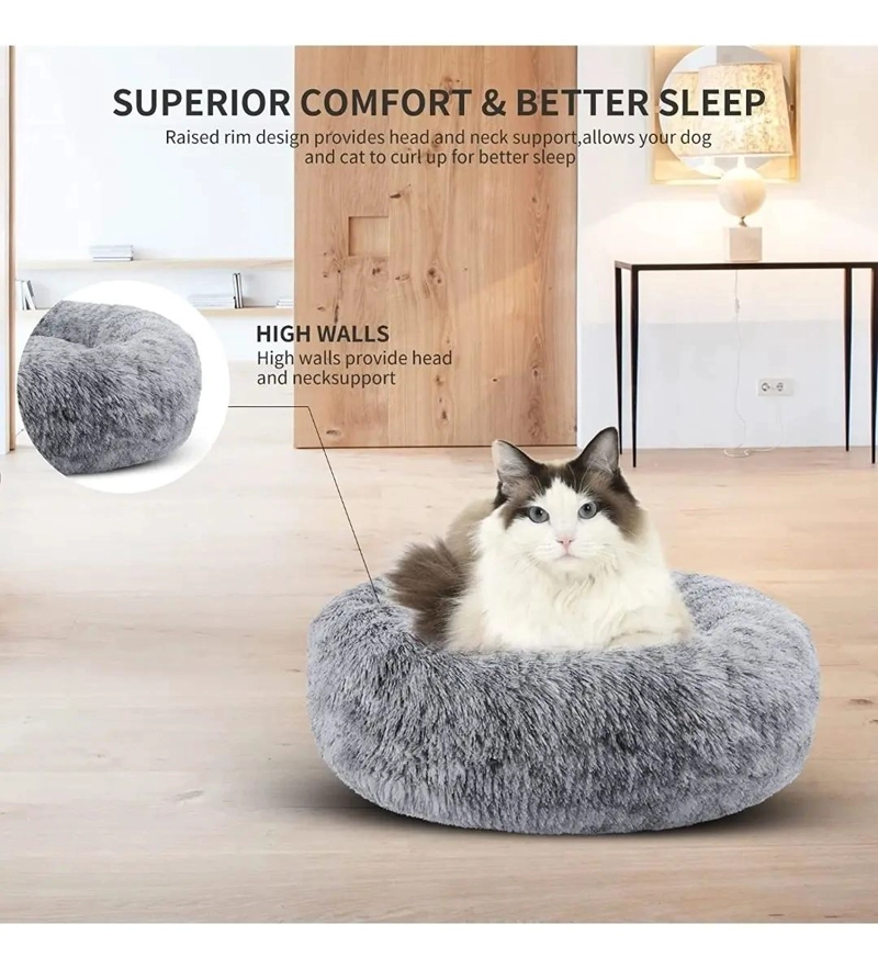 CAMA ANTIESTRE S PARA PERROS PEQUEÑOS CON ALMOHADON DE 50 CM - 4