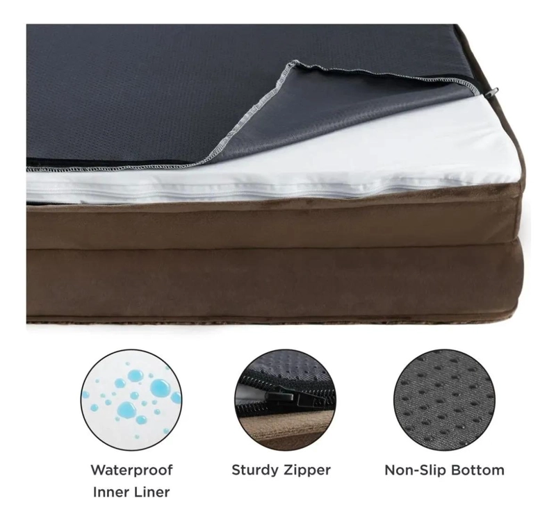 CAMA ORTOPE DICA EXTRA GRANDE PARA PERROS GRANDES LAVABLE Y COMODA - 4