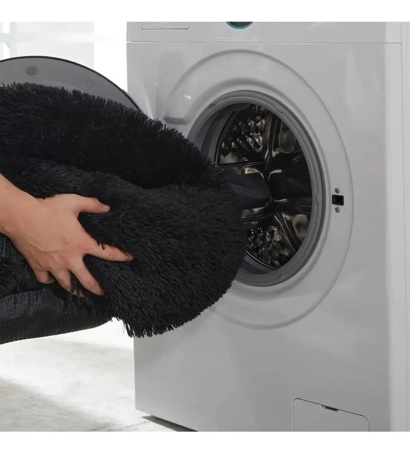CAMA ANTIESTRE S PELUDA PARA PERROS Y GATOS 70 CM LARGO - 4
