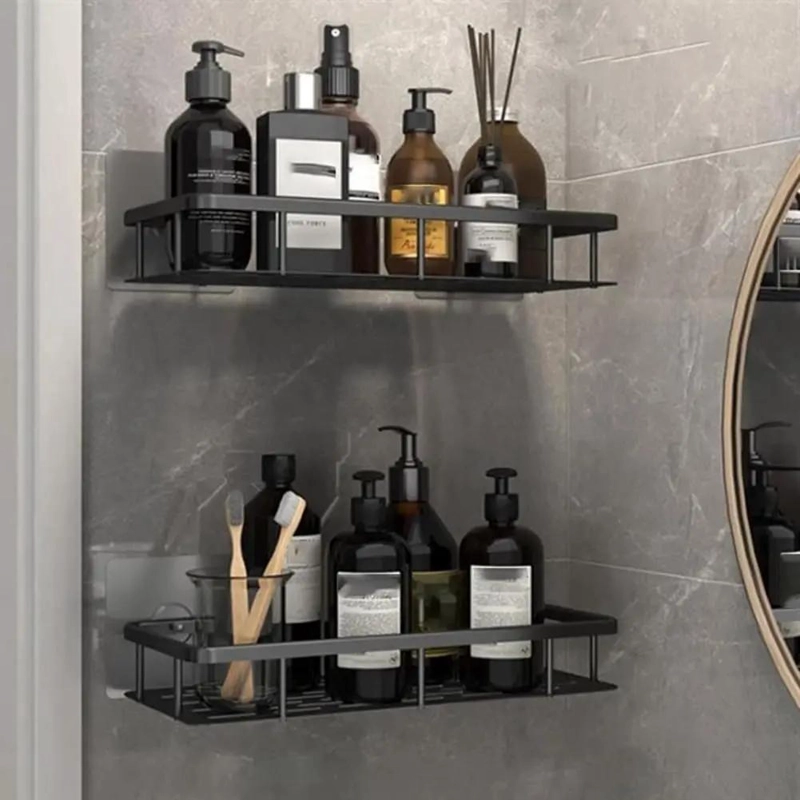 ORGANIZADOR DE DUCHA ESQUINERO PARA BAÑO CON REPISA DOBLE - 5