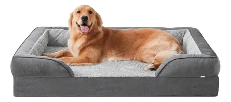 GENÉRICO CAMA ORTOPE DICA IMPERMEABLE Y LAVABLE PARA PERROS GRANDES XL