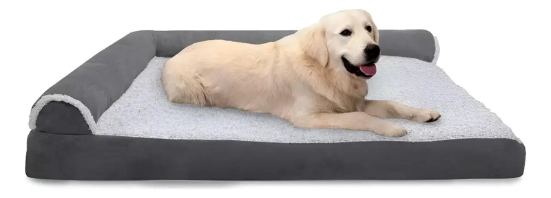 CAMA SOFA GIGANTE IMPERMEABLE PARA PERROS GRANDES XXL CON DISEÑO COMODO - 1