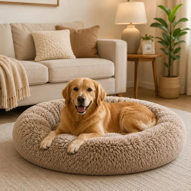 CAMA SUAVE ANTIESTRE S PARA PERROS Y GATOS TAMAÑO XXL 100 CM - 1