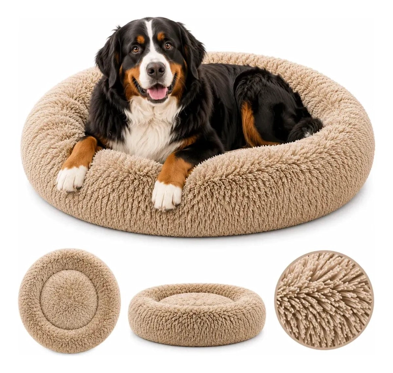CAMA SUAVE ANTIESTRE S PARA PERROS Y GATOS TAMAÑO XXL 100 CM - 5