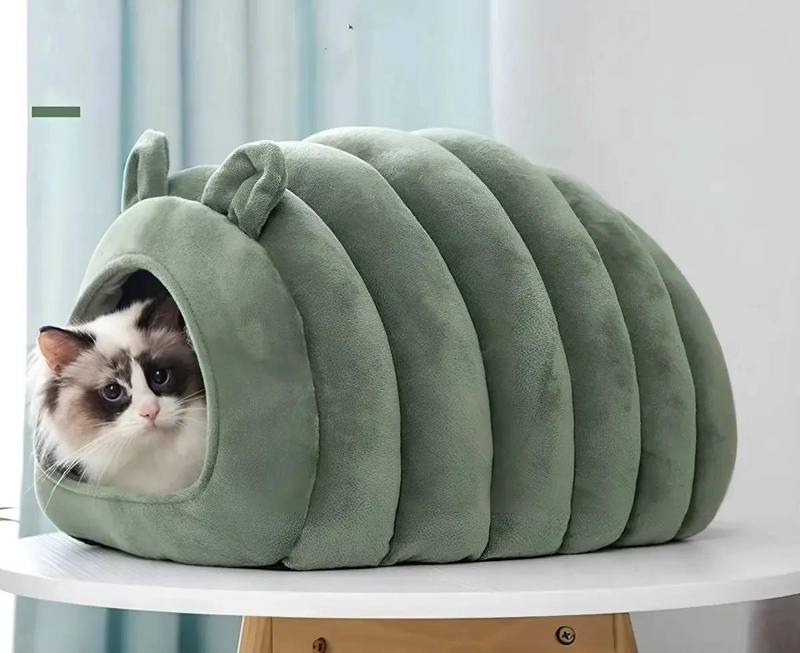 CAMA IGLU PARA GATOS CON DISEÑO COMODO Y ACOGEDOR - 3