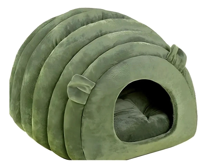 CAMA IGLU PARA GATOS CON DISEÑO COMODO Y ACOGEDOR - 4