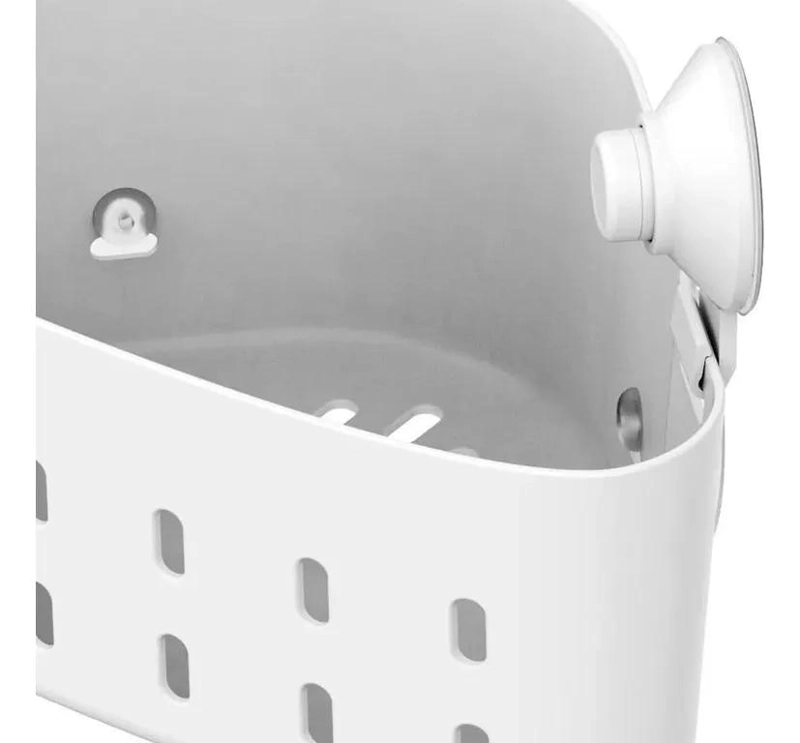 CANASTO ESQUINERO PARA DUCHA CON VENTOSAS PARA BAÑO Y ORGANIZADOR - 3