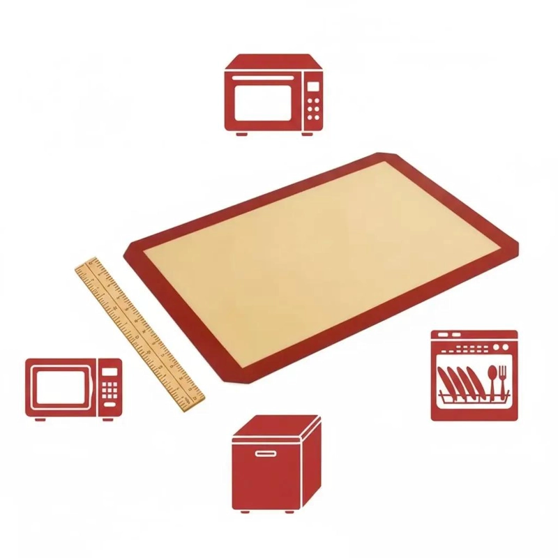 PACK DE 2 TAPETES DE SILICONA ANTIADHERENTES PARA HORNO Y BANDEJA - 5