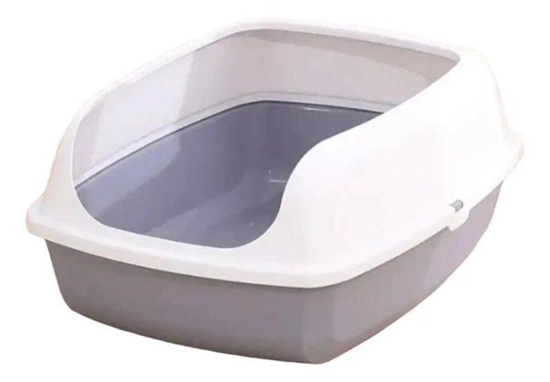 ARENERO PARA GATOS BANDEJA SANITARIA XXL GRANDE PARA BAÑO DE MASCOTAS - 1
