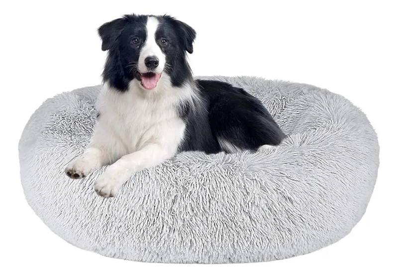 CAMA ANTIESTRE S PARA MASCOTAS GATOS Y PERROS TAMAÑO GRANDE XXL DE 80 CM - 1