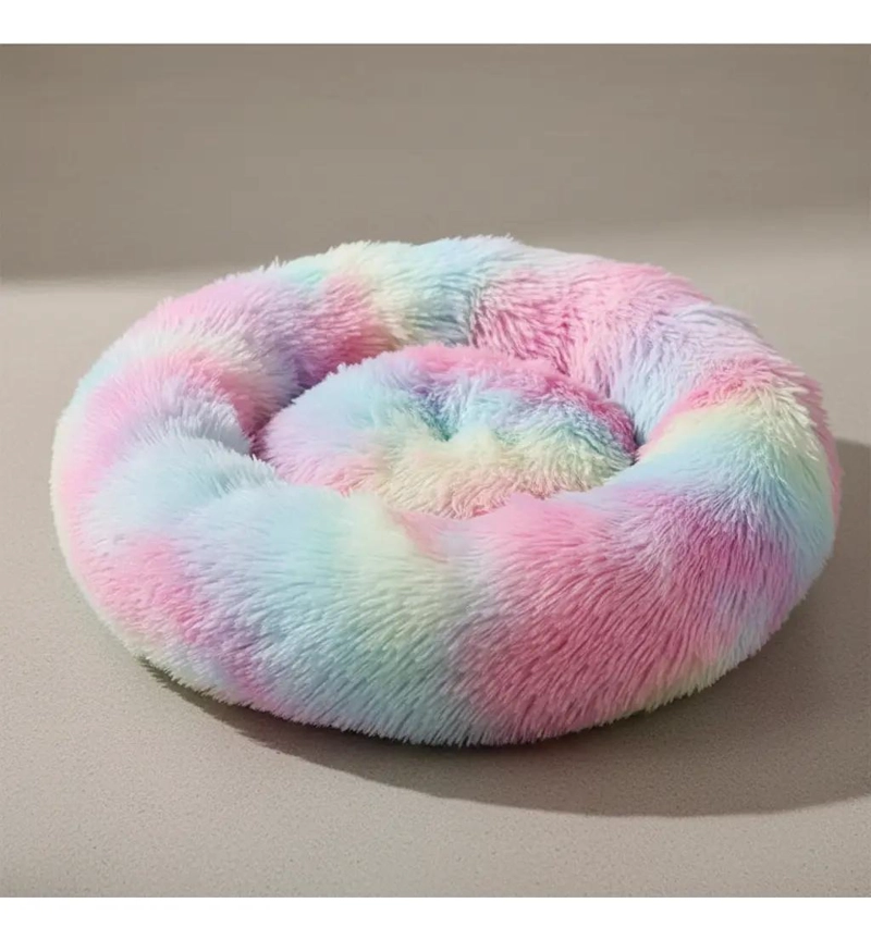 CAMA DE FELPA SUAVE ANTIESTRE S PARA PERROS Y GATOS 70 CM - 3
